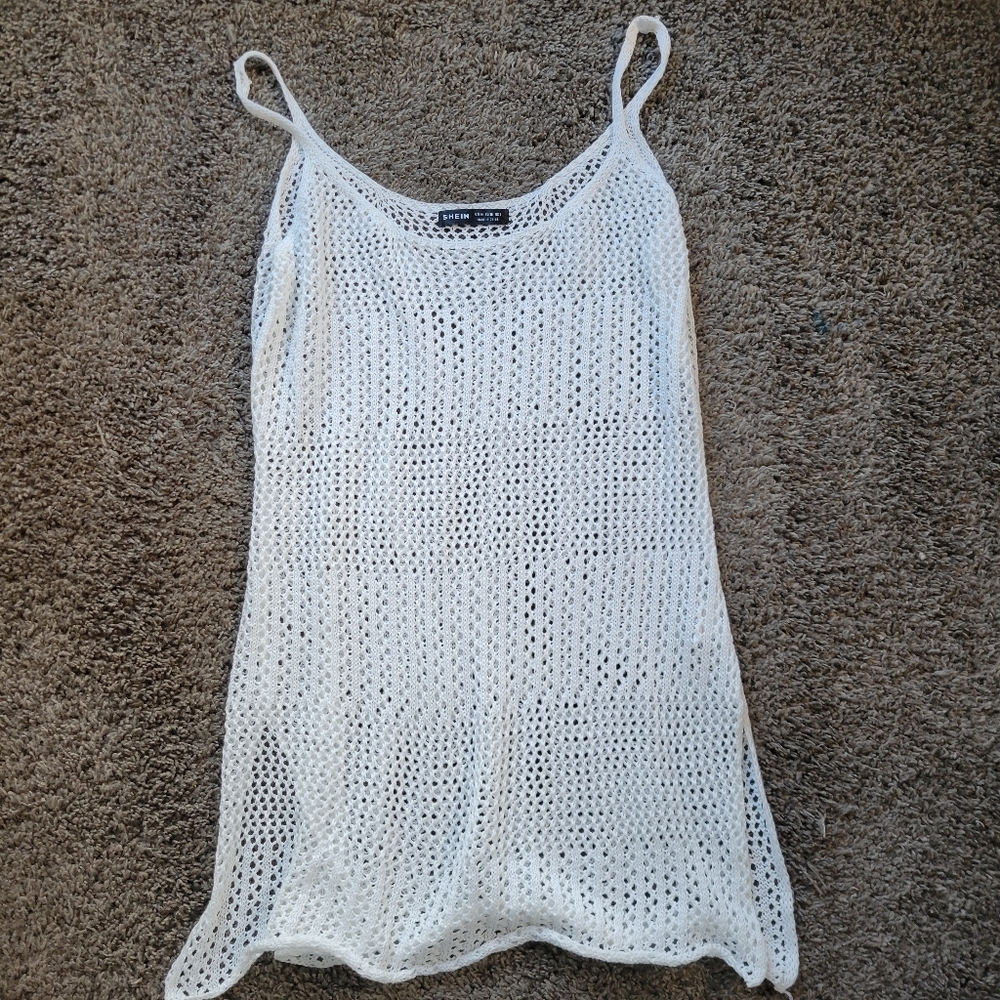 Crochet Bathing Suit Cover-Up Size Medium